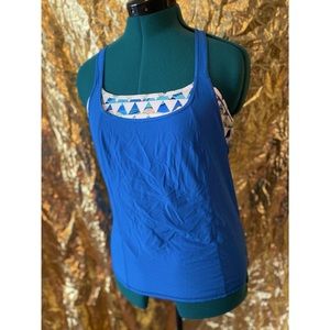 PrAna sway tank with built in sports bra